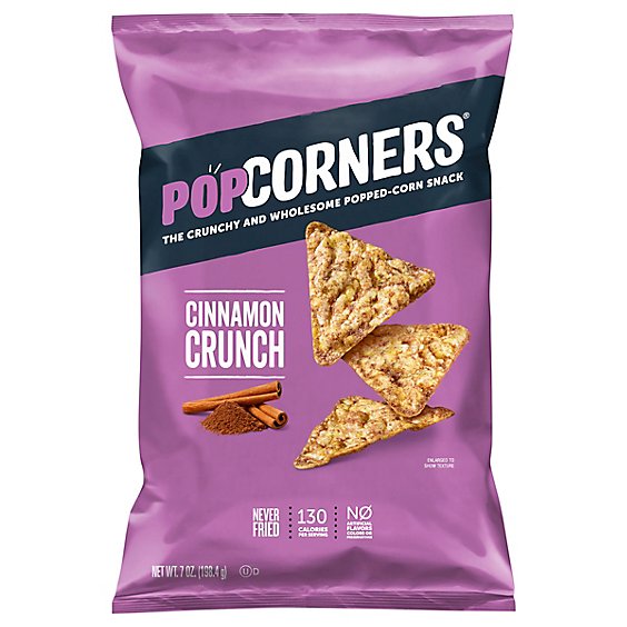 Popcorners Cinnamon Sugar Popped Corn Snack - 7 Oz