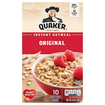 Quaker Regular Instant Oatmeal - 9.8 Oz - Image 3