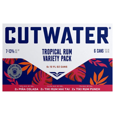 Cutwater Bali Hai Tropical Rum Variety Pack - 6-12 FZ - Image 3