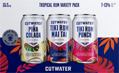 Cutwater Bali Hai Tropical Rum Variety Pack - 6-12 FZ - Image 4