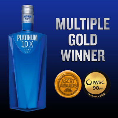 Platinum 10x Vodka - 1.75 LT - Image 2