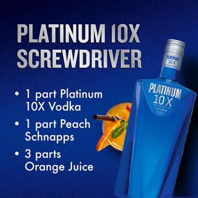 Platinum 10x Vodka - 1.75 LT - Image 4