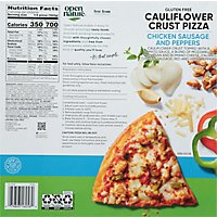 Open Nature Chicken Sausage And Pepper Cauliflower Crust Pizza - 11.5 Oz - Image 6