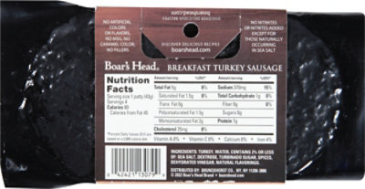 Boar's Head Turkey Breakfast Sausage Patties - 6 Oz - Image 5