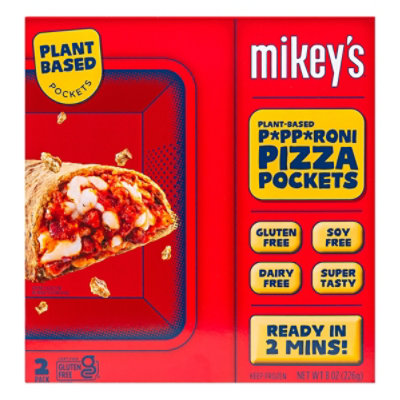 Mikeys Plant Based Pepperoni Pizza Pocket - 8 Oz - Image 3