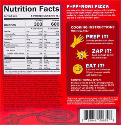 Mikeys Plant Based Pepperoni Pizza Pocket - 8 Oz - Image 6