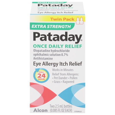 Pataday Once Daily Relief Extra Strength Twin Pack - 2-2.5 Ml - Image 3