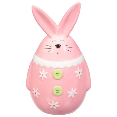 Debi Lilly Ceramic Spring Mini Bunny Vase White EA albertsons