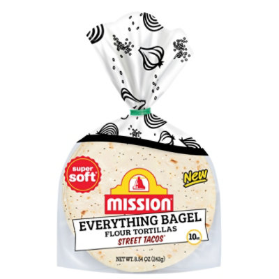 Mission Everything Bagel Street Tacosss - 10 CT - Image 1