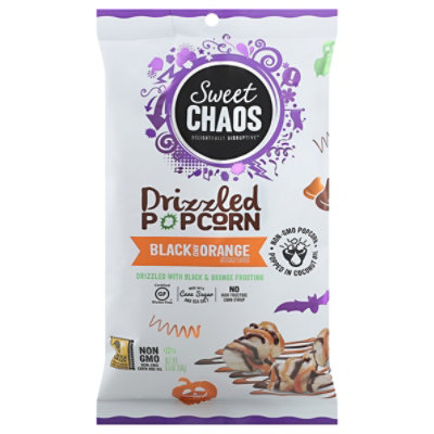 Sweet Chaos Black N Orange Popcorn - 5.5 Oz - Image 3