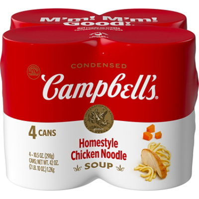 Campbell's Condensed Homestyle Chicken Noodle Soup 4 Count - 10.5 Oz - Image 1