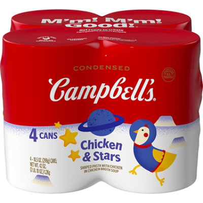 Campbell's Condensed Chicken and Stars Soup 4 Count - 10.5 Oz - Image 1