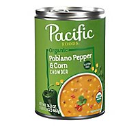 Pacific Foods Organic Poblano Pepper And Corn Chowder - 16.3 OZ
