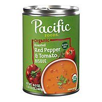 Pacific Foods Organic Roasted Red Pepper And Tomato Bisque - 16.3 Oz - Image 2
