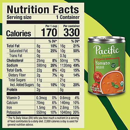 Pacific Foods Organic Tomato Bisque - 16.3 Oz - Image 4