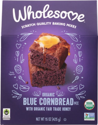 Wholesome Organic Blue Corn Baking Mix - 15 Oz - Image 2