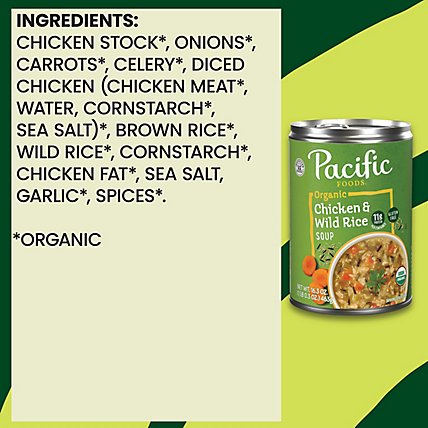 Pacific Foods Organic Chicken And Wild Rice Soup - 16.3 Oz - Image 5