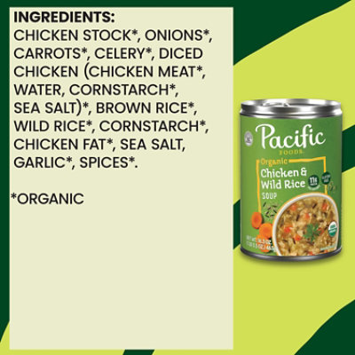 Pacific Foods Organic Chicken and Wild Rice Soup - 16.3 Oz - Image 5