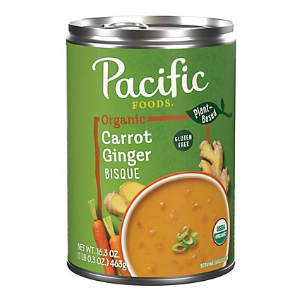 Pacific Foods Organic Carrot Ginger Bisque - 16.3 Oz - Image 2
