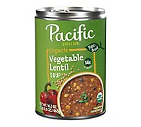 Pacific Foods Organic Vegetable Lentil Soup - 16.3 Oz