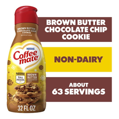 Nestle Coffee mate Brown Butter Chocolate Chip Cookie Liquid Coffee Creamer - 32 Fl Oz - Image 1