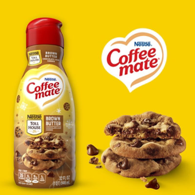 Nestle Coffee mate Brown Butter Chocolate Chip Cookie Liquid Coffee Creamer - 32 Fl Oz - Image 2