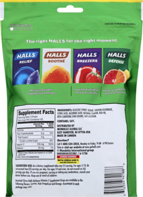 Halls Defense Assorted Citrus Cough Drops - 80 Count - Image 5