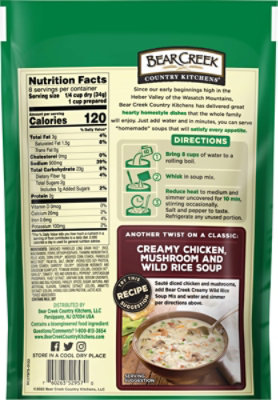 Bear Creek Country Kitchens Creamy Wild Rice 9.6 Ounce Mix - 9.6 OZ - Image 6