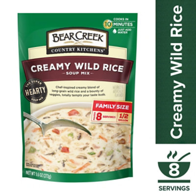 Bear Creek Country Kitchens Creamy Wild Rice 9.6 Ounce Mix - 9.6 OZ - Image 2