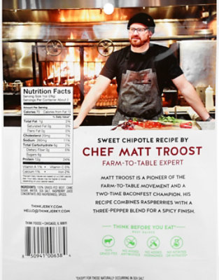 Think Jerky Beef Sweet Chipotle - 2.2 OZ - Image 6