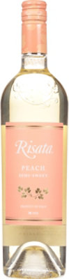 Risata Peach Wine - 750 ML - Image 1