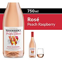 Woodbridge Fruitful Blends Peach Raspberry Rose Wine - 750 Ml - Image 1