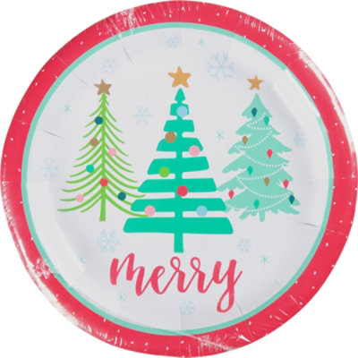 Signature SELECT Holiday Cheer Dinner Plate - 8 Count - Image 2