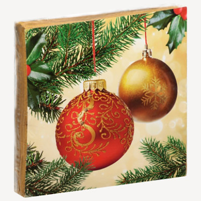 Signature SELECT Shining Ornaments Beverage Napkins - 16 Count - Image 1