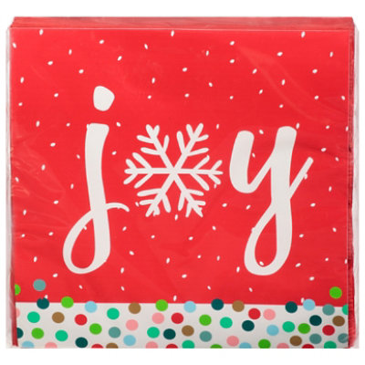 Signature SELECT Holiday Cheer Beverage Napkins - 16 Count - Image 3