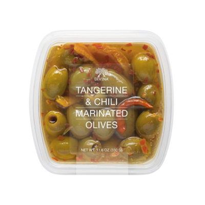 Divina Olives Tngrne Chili Marinated - 11.6 OZ - Image 1