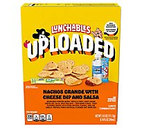 Lunchables Uploaded Nachos Grande with Cheese Dip and Salsa Box - 13.92 Oz