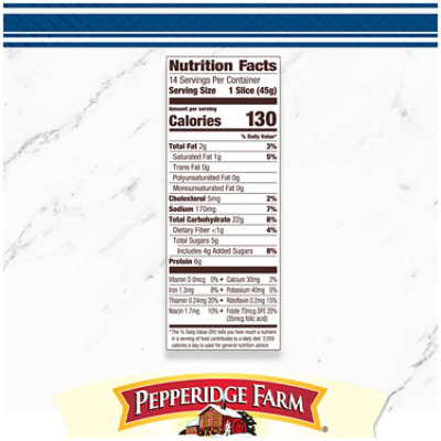 Pepperidge Farm Brioche Bread - 22 Oz - Image 3