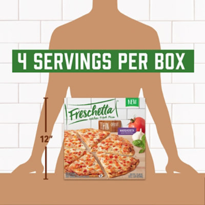 Freschetta Thin Crust Margherita Frozen Pizza - 17.65 Oz - Image 4