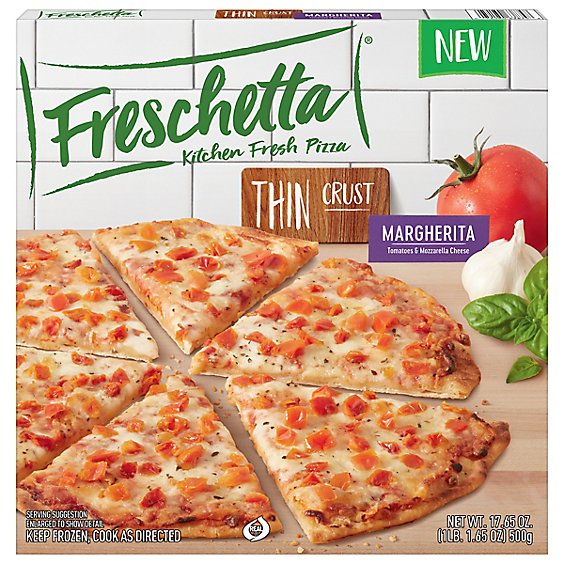 Freschetta Thin Crust Margherita Frozen Pizza - 17.65 Oz
