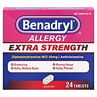BENADRYL Extra Strength Allegry Relief Tablet - 24 Count - Image 1