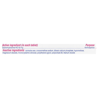 BENADRYL Extra Strength Allegry Relief Tablet - 24 Count - Image 4