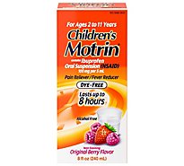 Motrin Childrens Berry Flavored Ibuprofen Kids Medicine - 8 Fl. Oz.