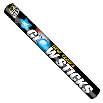 LED New Years Eve Glow Sticks 1 Count - Each - Image 1