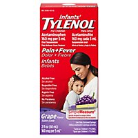 Tylenol Grape Infants Acetaminophen Liquid Medicine - 2 Fl. Oz. - Image 3