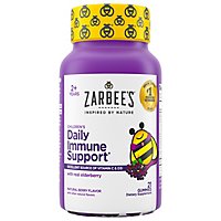 Zarbee's Naturals Childrens Elderberry Immune Support Vitamin C Gummies - 21 Count - Image 1