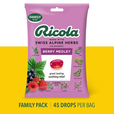 Ricola Berry Medley Throat Drops - 45 Count - Image 2