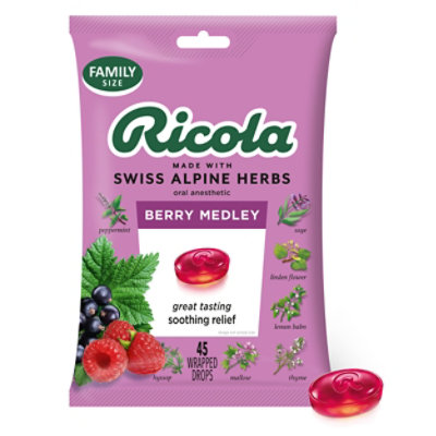 Ricola Berry Medley Throat Drops - 45 Count - Image 3