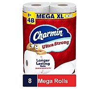 Charmin Ultra Strong Bath Tissue 8smr - 8 RL