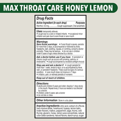 Ricola Max Honey Lemon Throat Care - 34 Count - Image 7